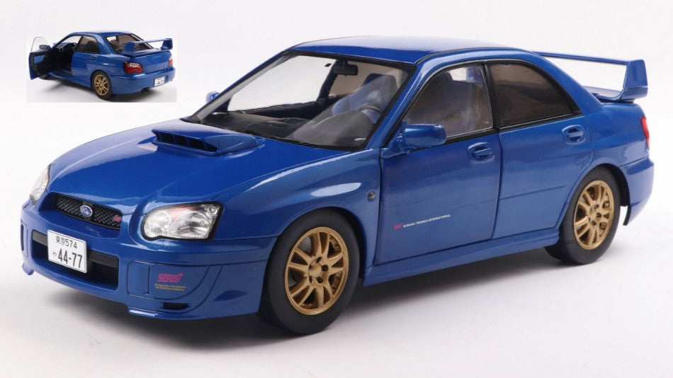Solido - SUBARU IMPREZA WRX STi RIGHT HAND DRIVE 2003 BLUE1:18 - Cod. SL1812301