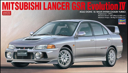 Hasegawa - MITSUBISHI LANCER GSR EVO IV KIT 1:24 - Cod. HA20726