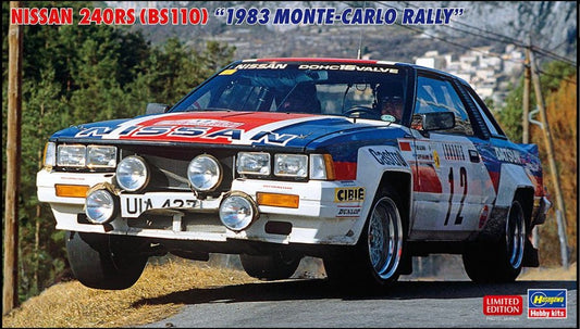 Hasegawa - NISSAN 24ORS MONTE CARLO RALLY 1983 KIT 1:24 - Cod. HA20727