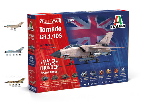 Italeri - TORNADO GR.1/IDS WAR THUNDER 3 VERSIONS DECALS KIT 1:48 - Cod. IT35107