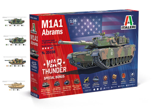 Italeri - WAR THUNDER M1A1 ABRAMS KIT 1:35 - Cod. IT35108
