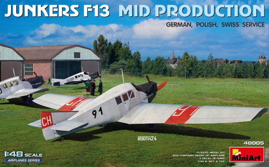 Miniart - JUNKERS F13 MID PROD.POLISH SWISS SERVICE KIT 1:48 - Cod. MIN48005