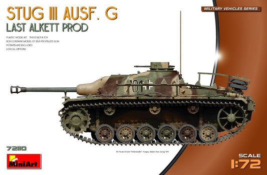 Miniart - STUG III AUSF.G LAST ALKETT PROD.KIT 1:72 - Cod. MIN72110