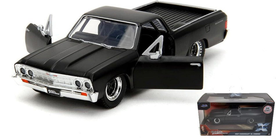 Jada Toys - CHEVROLET EL CAMINO FAST & FURIOUS MATT BLACK 1:32 - Cod. JADA34414