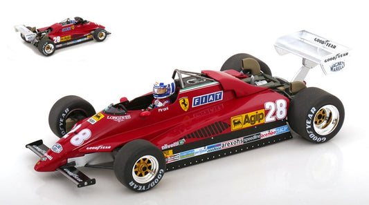 Modelcargroup - FERRARI 126C2 N.28 2nd GP MONACO 1982 D.PIRONI 1:18 - Cod. MCG18628