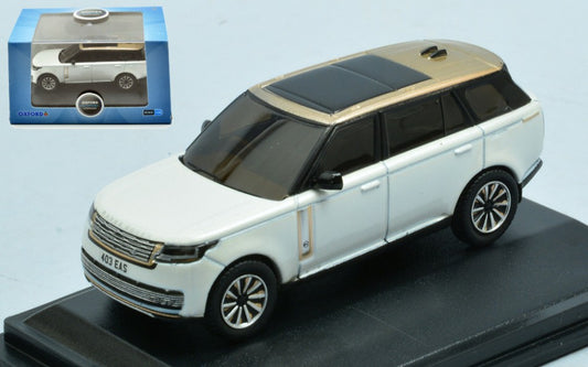 Oxford - RANGE ROVER L460 LWB SV WHITE/BRONZE ROOF 1:76 - Cod. OXF76RR5L002