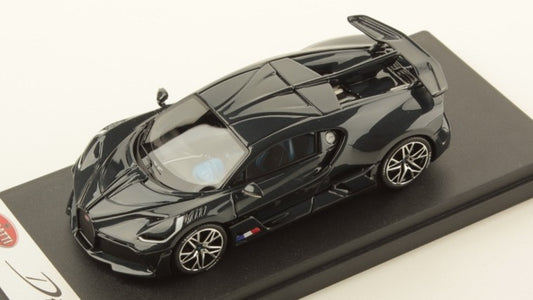 Looksmart - BUGATTI DIVO GLOSSY CARBON BLUE 1:43 - Cod. LS497H