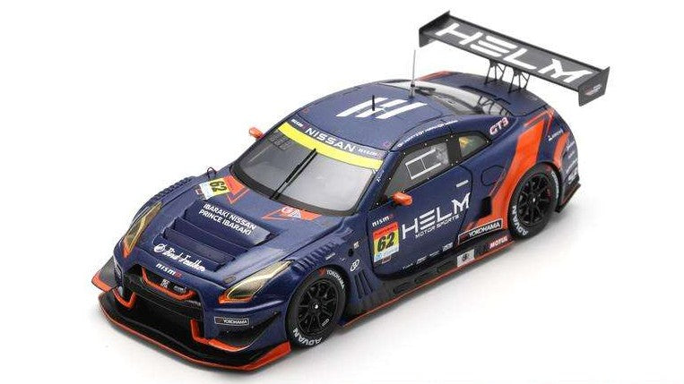 Spark Model - HELM MOTORSPORTS GT-R N.62 SUPER GT300 2024 HIRATE-HIRAKI-R.HIRAKI 1:43 - Cod. SGT180
