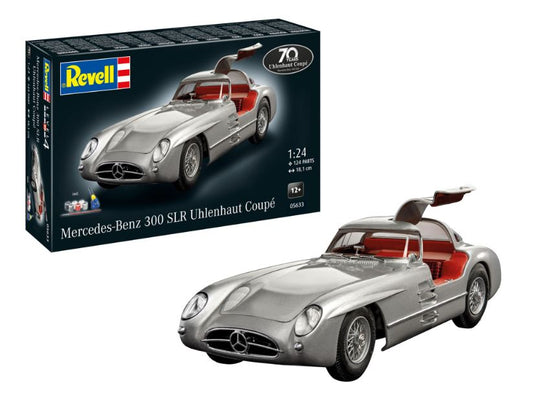 Revell - GIFT SET MERCEDES 300 SLR UHLENHAUT COUPE' 70th ANNIVERSARY KIT 1:24 - Cod. RV05633