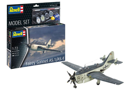 Revell - FAIREY GANNET AS.1/AS.4 MODEL SET KIT 1:72 - Cod. RV63775