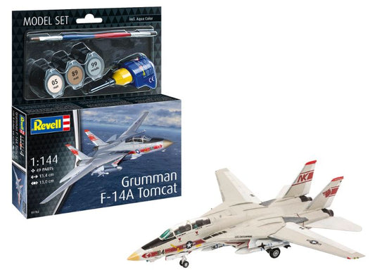 Revell - MODEL SET GRUMMAN F-14A TOMCAT KIT 1:144 - Cod. RV63782