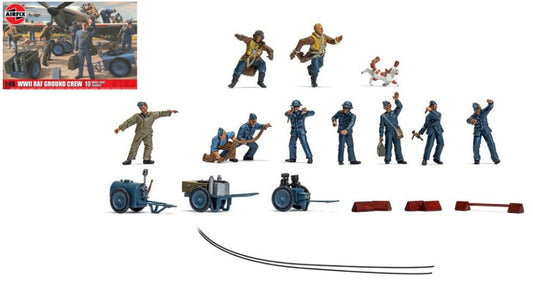 Airfix - WWII RAF GROUND CREW KIT 1:48 - Cod. A04702
