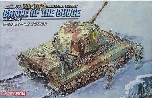 Dragon - SD KFZ KINGTIGER HENSCHEL TURRET (BATTLE OF BULGE) KIT 1:35 - Cod. D6254