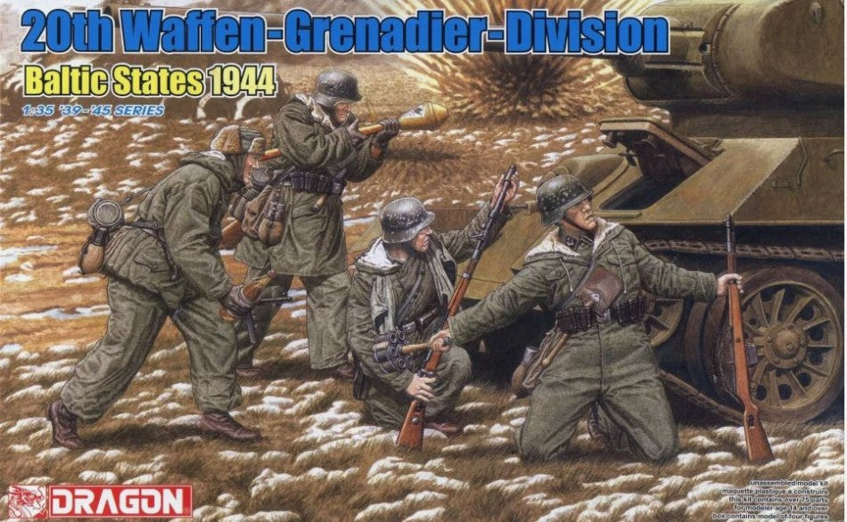 Dragon - 20th WAFFEN GRENADIER DIVIS.BALTIC STATES 1944 KIT 1:35 - Cod. D6477