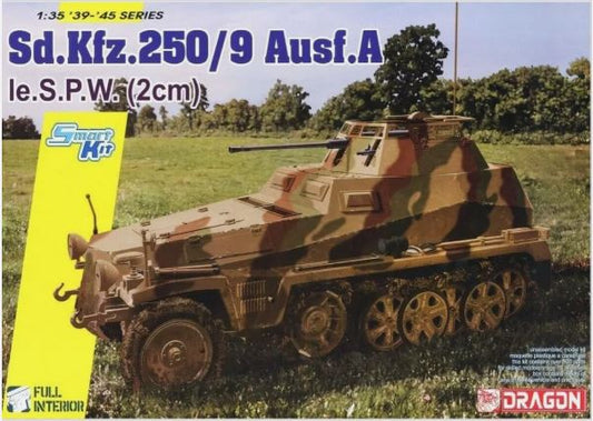 Dragon - Sd.Kfz.250/9 le S.P.W. 2cm MIT PANZERAUFBAU KIT 1:35 - Cod. D6859