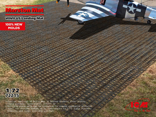 Icm - MARSTON MAT US LANDING MAT WWII KIT 1:72 - Cod. ICM72215