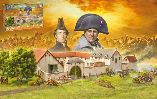 Italeri - WATERLOO 1815 LA HAYE SAINTE KIT 1:72 - Cod. IT6197