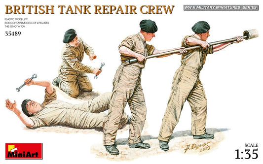 Miniart - BRITISH TANK REPAIR CREW KIT 1:35 - Cod. MIN35489