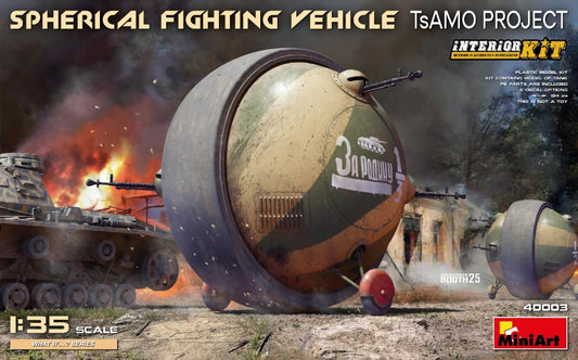 Miniart - SPHERICAL FIGHTING VEHICLE (TsAMO Project) INTERIOR KIT 1:35 - Cod. MIN40003