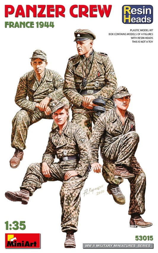 Miniart - PANZER CREW FRANCE 1944 KIT 1:35 - Cod. MIN53015