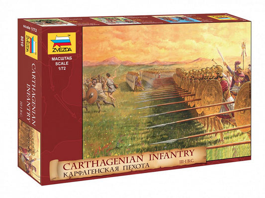 Zvezda - CARTHAGENIAN INFANTRY KIT 1:72 - Cod. Z8010