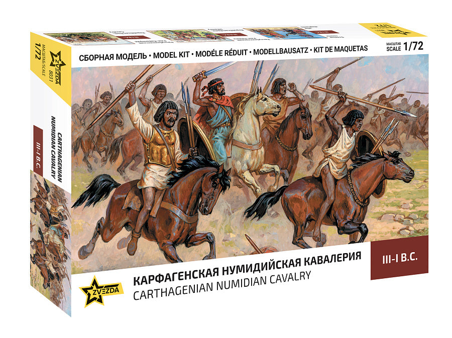 Zvezda - CARTHAGINIAN CAVALRY 1:72 - Cod. Z8031