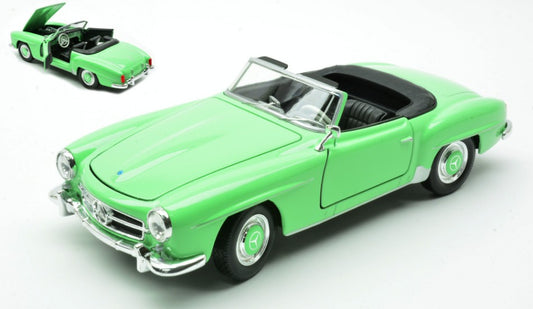 Welly - MERCEDES 190 SL 1955 LIGHT GREEN 1:24 - Cod. WE24118CGR