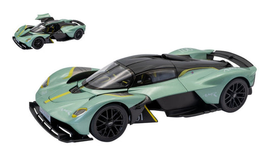 Re.el.toys - ASTON MARTIN VALKYRIE N.001 METALLIC LIGHT GREEN 1:18 - Cod. RE0800G