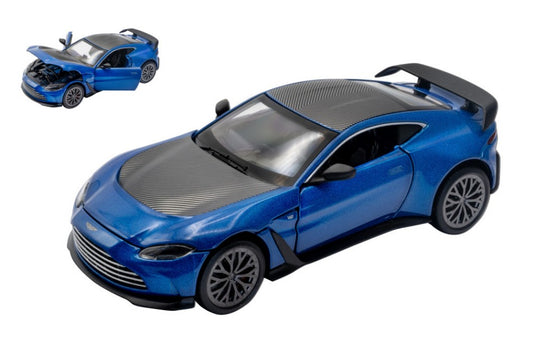 Re.el.toys - ASTON MARTIN V12 VANTAGE BLUE/BLACK 1:32 - Cod. RE0804BB