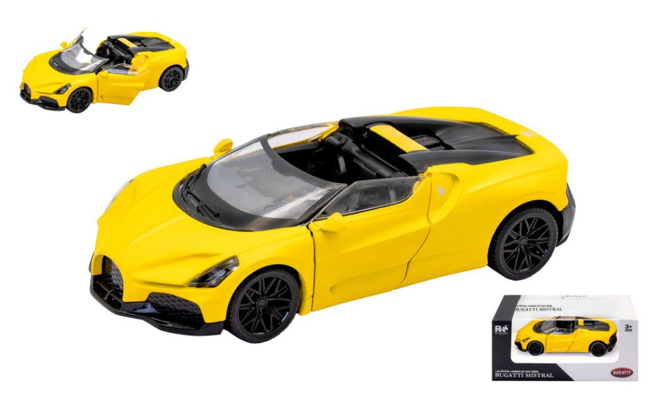 Re.el.toys - BUGATTI MISTRAL MATT YELLOW 1:43 - Cod. RE0816Y
