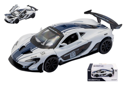 Re.el.toys - MC LAREN P1 GTR N.51 WHITE 1:32 - Cod. RE0829W