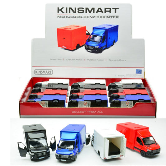 Kinsmart - MERCEDES SPRINTER COL.ASS. cm 12,5 1:48 - Cod. KT5471D