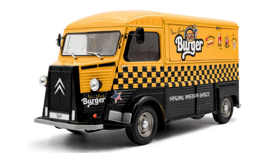 Solido - CITROEN TYPE HY NYC BURGER 1969 YELLOW/BLACK 1:18 - Cod. SL1804822