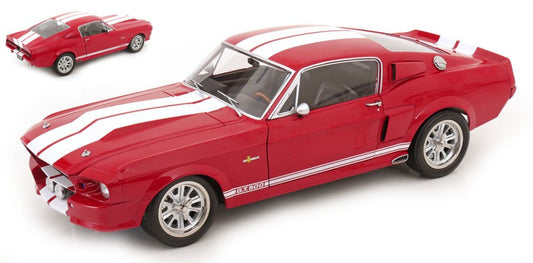 Kk Scale - FORD MUSTANG SHELBY GT500 1967 RED/WHITE 1:12 - Cod. KKDC120173
