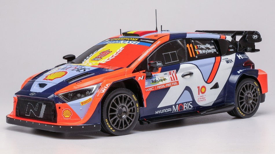 Ixo Model - HYUNDAI i20 N N.11 RALLY1 JAPAN 2024 NEUVILLE-WYDAEGHE 1:18 - Cod. 18RMC228
