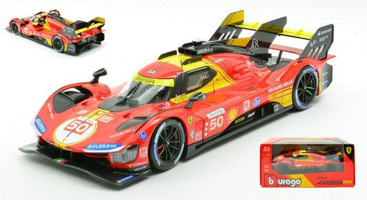Burago - FERRARI 499P N.50 WINNER LE MANS 2024 FUOCO-NIELSEN-MOLINA 1:24 - Cod. BU26312