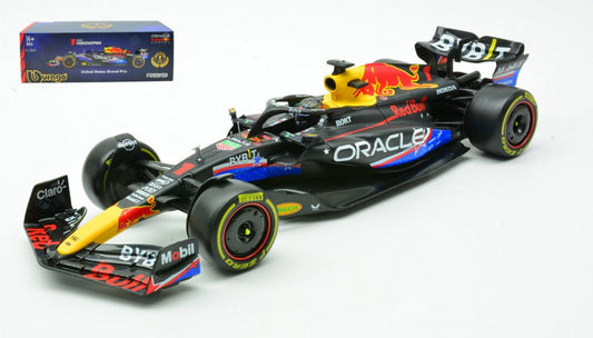 Burago - RED BULL RB19 N.1 MAX VERSTAPPEN 2023 WINNER AUSTIN GP 1:24 - Cod. BU28030VA