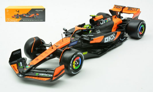 Burago - MC LAREN MCL38 N.4 LANDO NORRIS 2024 1:24 - Cod. BU28033N