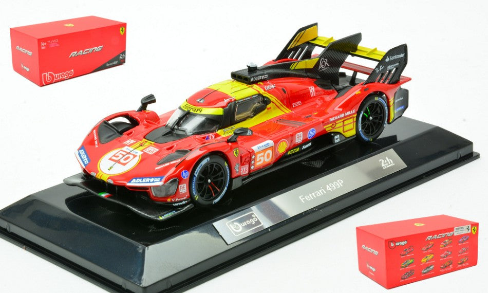 Burago - FERRARI 499P N.50 WINN.LE MANS 2024 FUOCO-NIELSEN-MOLINA SIGNATURE 1:43 - Cod. BU36316