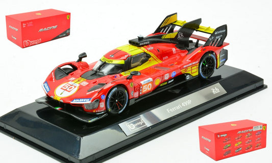 Burago - FERRARI 499P N.50 WINN.LE MANS 2024 FUOCO-NIELSEN-MOLINA SIGNATURE 1:43 - Cod. BU36316
