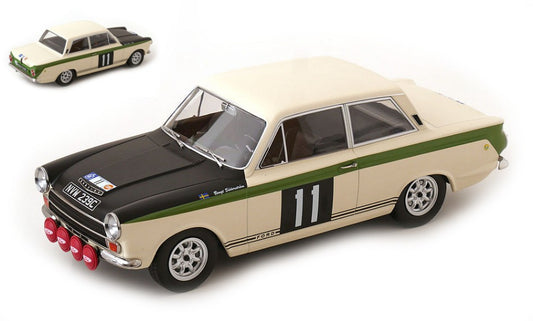 Modelcargroup - FORD LOTUS CORTINA MKI N.11 WINN.RAC RALLY 1966 SODERSTROM-PALM 1:18 - Cod. MCG18435
