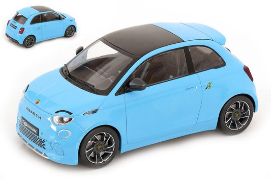 Modelcargroup - FIAT 500e ABARTH 2024 LIGHT BLUE 1:18 - Cod. MCG18499
