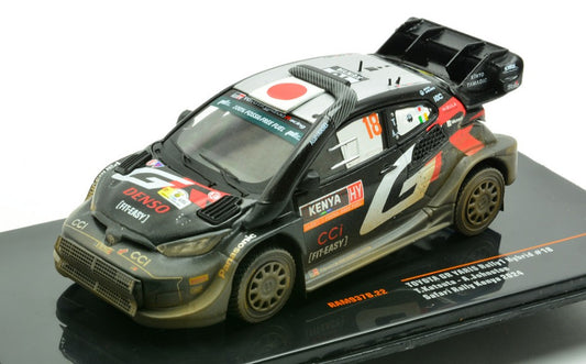 Ixo Model - TOYOTA YARIS WRC N.18 SAFARI RALLY KENYA 2024 KATSUTA-JOHNSTON 1:43 - Cod. RAM937B