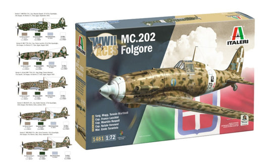 Italeri - MC 202 FOLGORE ACES KIT 1:72 - Cod. IT1481