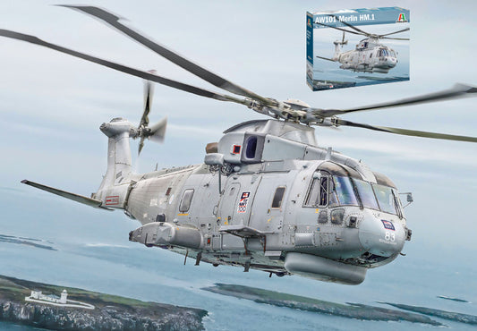 Italeri - AW-101 MERLIN HM.1 KIT 1:72 - Cod. IT1486