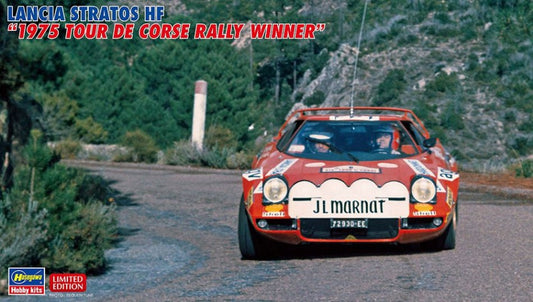 Hasegawa - LANCIA STRATOS HF TOUR DE CORSE 1975 KIT 1:24 - Cod. HA20737