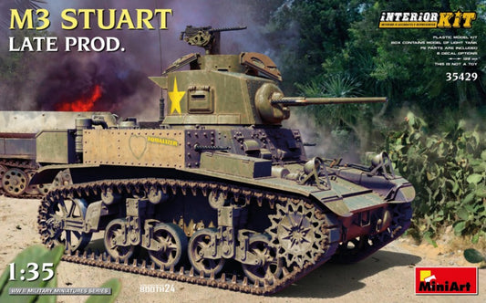 Miniart - M3 STUART LATE PROD.INTERIOR KIT 1:35 - Cod. MIN35429