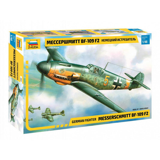 Zvezda - MESSERSCHMITT Bf-109 F2/F4 KIT 1:48 - Cod. Z4802