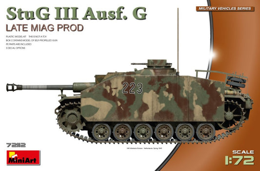 Miniart - StuG III Ausf. G Late Mag Prod.KIT 1:72 - Cod. MIN72112