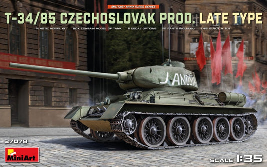 Miniart - T-34-85 CZECHOSLOVAK Prod.Late Type KIT 1:35 - Cod. MIN37078